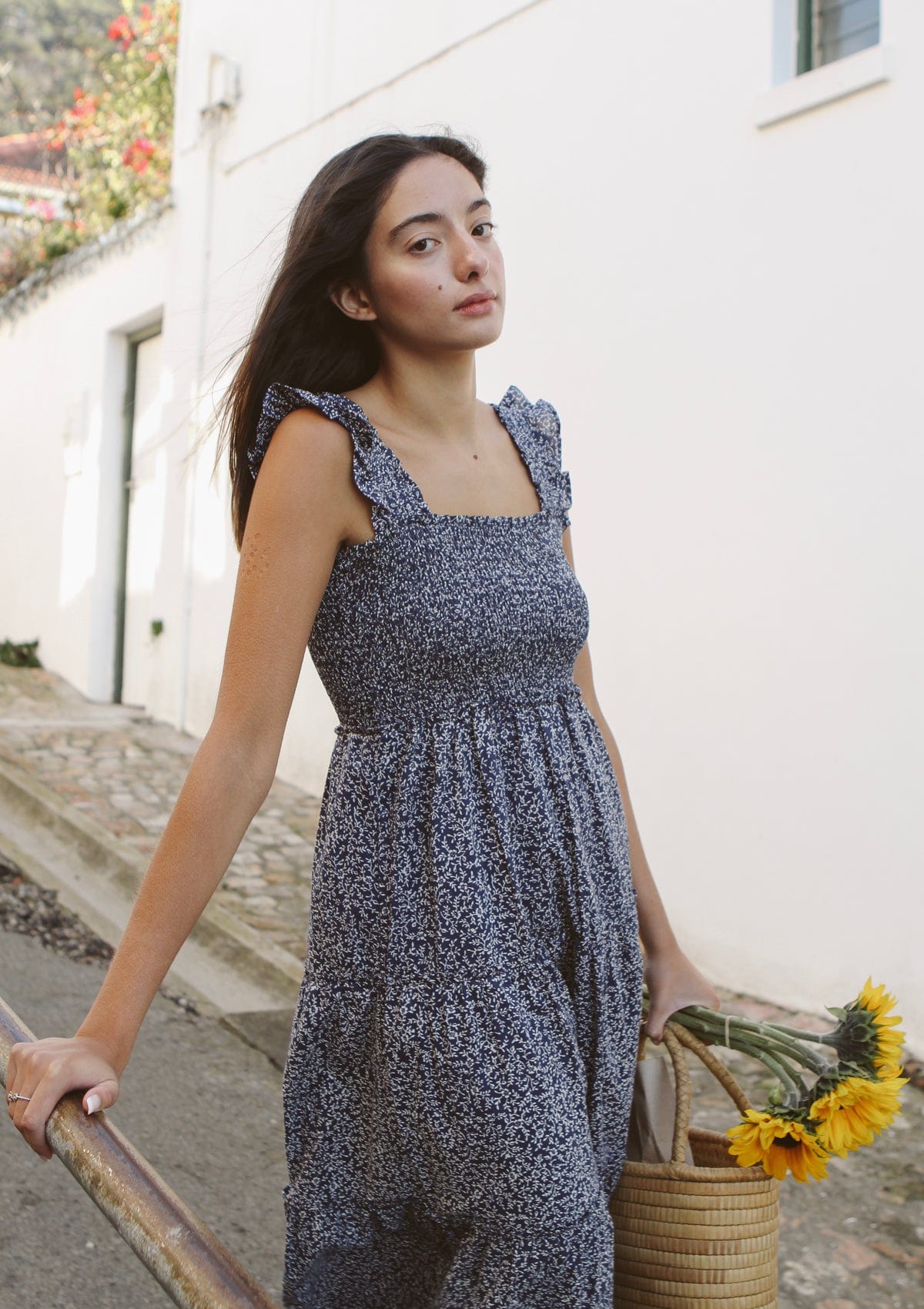 Sienna Day Dress | Midnight Meadow